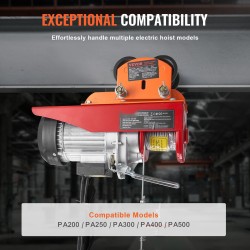 Käsikäyttöinen teräksinen siltavaunu 499 kg kantavuus 6–12 cm I- ja H-palkkeihin sopiva