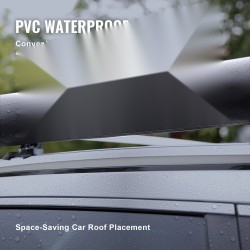 Auton sivumarkiisi polyesterikangas 4,6 x 6,6 jalkaa vedenpitävä säilytyslaukulla