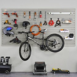 Urapaneelit WPC 8 paneelia 1220 x 310 x 17 mm harmaanruskea autotalliin