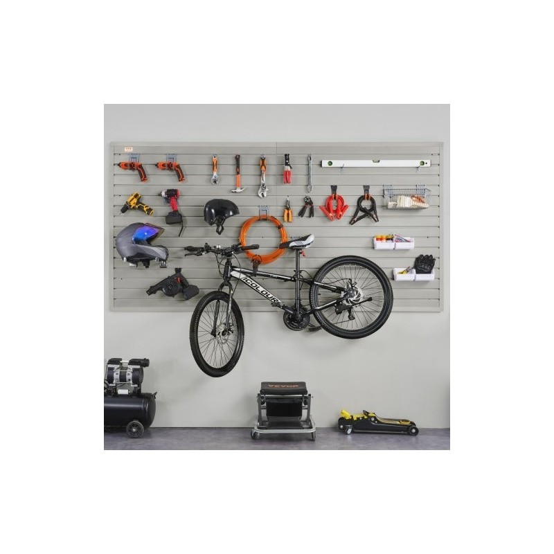 Urapaneelit WPC 8 paneelia 1220 x 310 x 17 mm harmaanruskea autotalliin