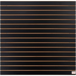 Uratut MDF seinäpaneelit 2 kpl 121,9 x 60,96 cm musta