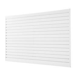 Uraseinäpaneelit PVC muovi 1225x2450x20 mm valkoinen 8 kpl säilytykseen