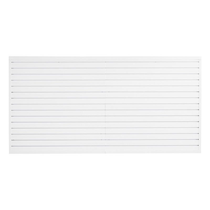 Uraseinäpaneelit PVC-muovi 1225x2450x20 mm valkoinen 8 kpl säilytykseen