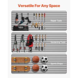 PVC-muoviset listaseinäpaneelit 1225×2450 mm 8 kpl harmaat säilytykseen