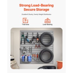 PVC laattaseinäpaneelit 4 kpl 1230 x 1235 mm modulaarinen 136 kg kantavuus