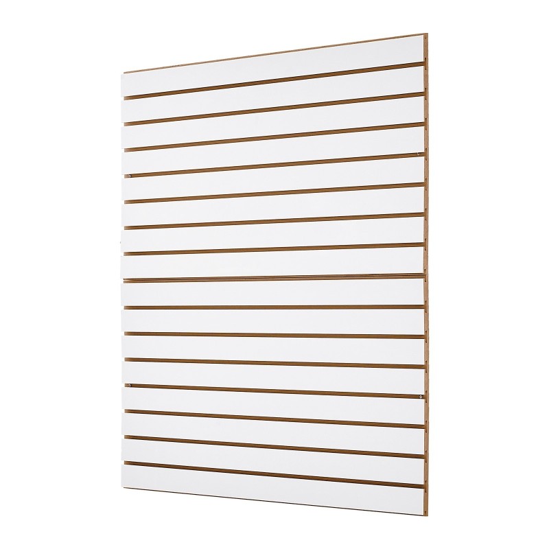 Uraseinäpaneelit MDF 1220 x 1220 mm 2 kpl valkoinen modulaarinen