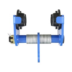 Manuaalinen siltavaunu seosteräksinen 2 t kantavuudella kaksipyöräinen säädettävä 63 5 177 8 mm