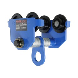 Manuaalinen seosteräksinen palkkikärry 1t kantavuus kaksipyöräinen säädettävä 63,5–177,8 mm I- ja H-palkkeihin