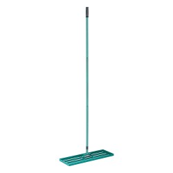 Nurmikon tasoitusharja 760x254 mm alumiiniseospaneeli 78 tuumainen teräskahva