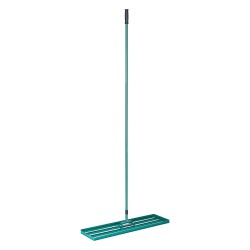 Nurmikon tasoitusharava alumiinipaneeli 914x254 mm pitkä teräsvarsi