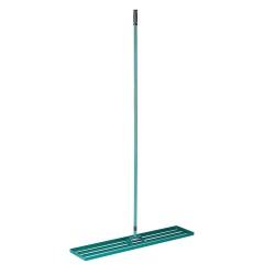 Nurmen tasoitusharja alumiinilevy 121 9 25 4 cm täyshitsattu teräsvarsi 198 1 cm