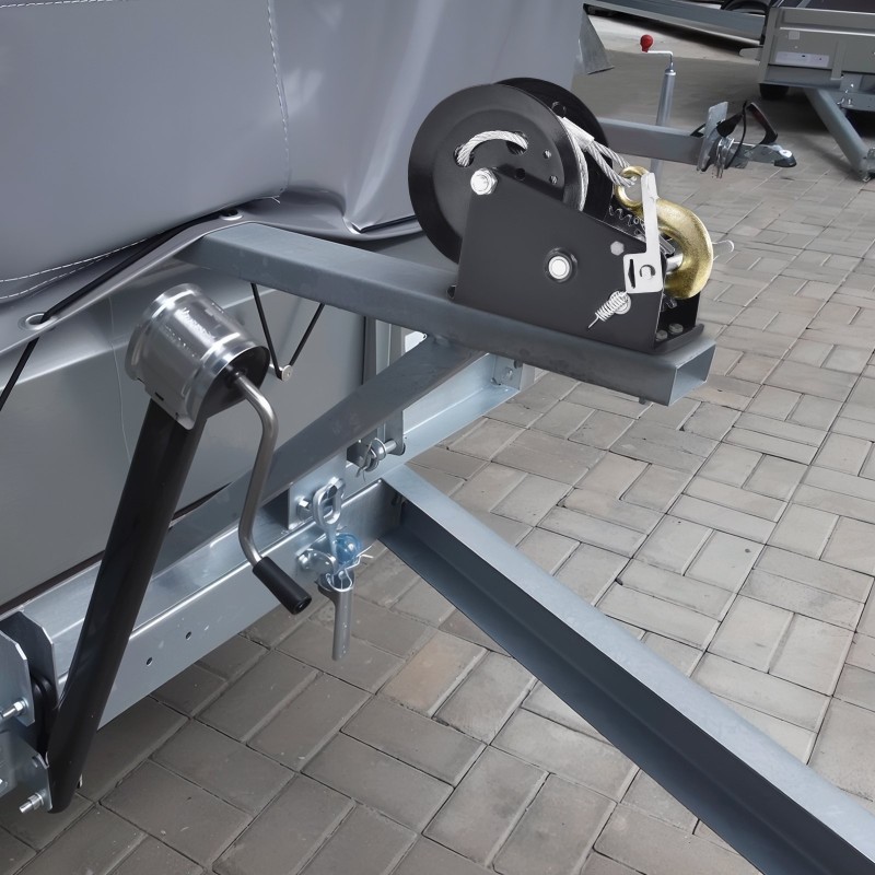 Käsivinssi 1587 kg vetokyky 10 m teräsvaijerilla kaksisuuntainen räikkä kaksinopeuksinen