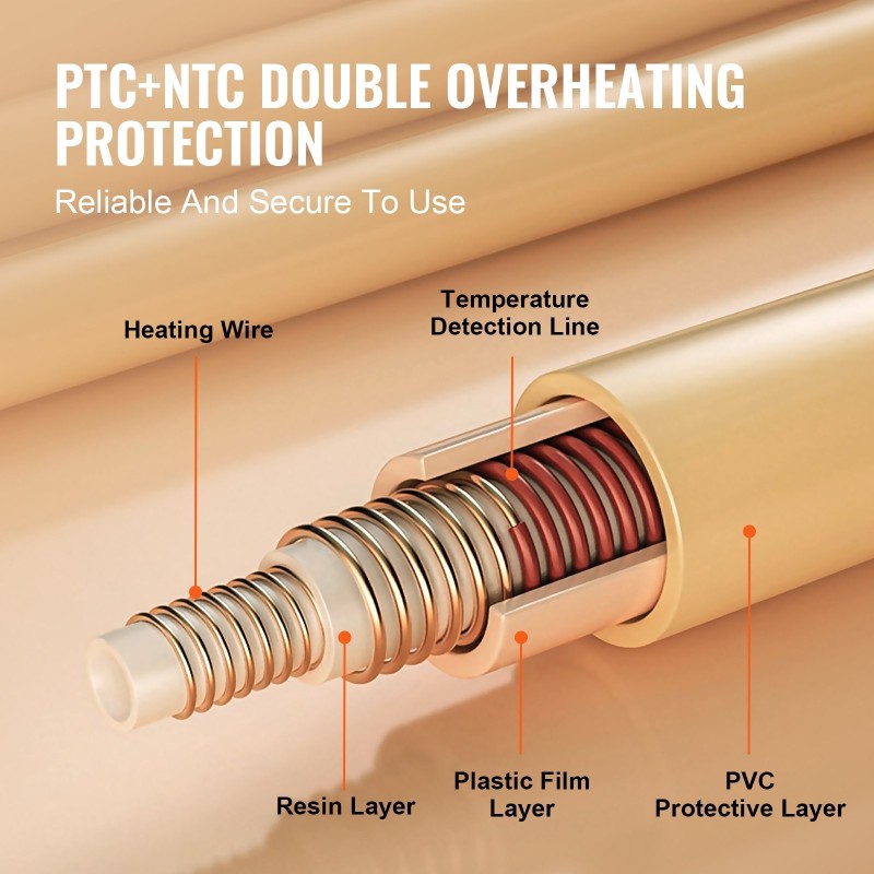 Sähkölämmitteinen viltti 130 x 160 cm pehmeä flanelli sherpa 6 lämpöasetusta