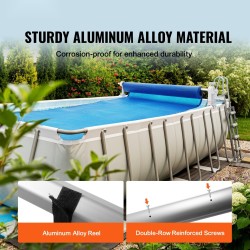 Allaspeitteen kela alumiinirunkoinen muoviosilla sääkestävä sopii 3–20 jalan altaisiin