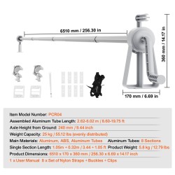 Allaspeitteen kela alumiinirunkoinen muoviosilla sääkestävä sopii 3–20 jalan altaisiin