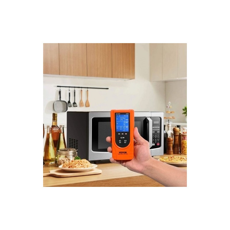 Kolmitoiminen EMF-mittari EF MF RF 5Hz–3.5GHz ladattava LCD-näytöllä