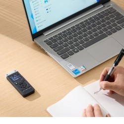 Digitaalinen ääninauhuri 128GB sisäinen muisti 1,4-tuumainen näyttö 800mAh-akku ääniaktivointi