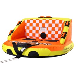 Vedettävä vesirengas yhdelle tai kahdelle nylonpäällisellä ja selkänojalla