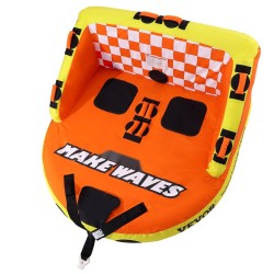 Vedettävä vesirengas yhdelle tai kahdelle nylonpäällisellä ja selkänojalla