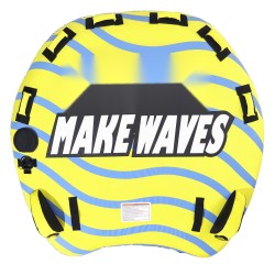 Vedettävä vesirengas 1–3 hengelle 231 kg kantavuus nylonpäällinen sivuevät pehmustetut EVA kahvat