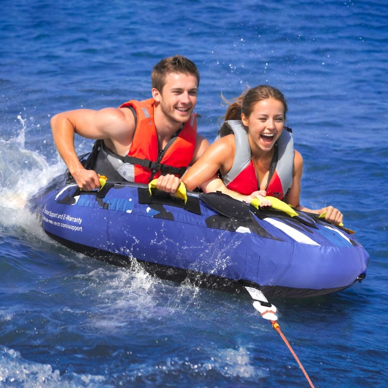 Vedettävä vesirengas 420D nailon 0,6 mm PVC kantavuus 154 kg 2 henkilölle