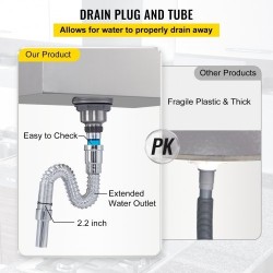 Upotettava jääastia 304-ruostumattomasta teräksestä kaksoisseinäeristys 33 l kansi ja poistoventtiili