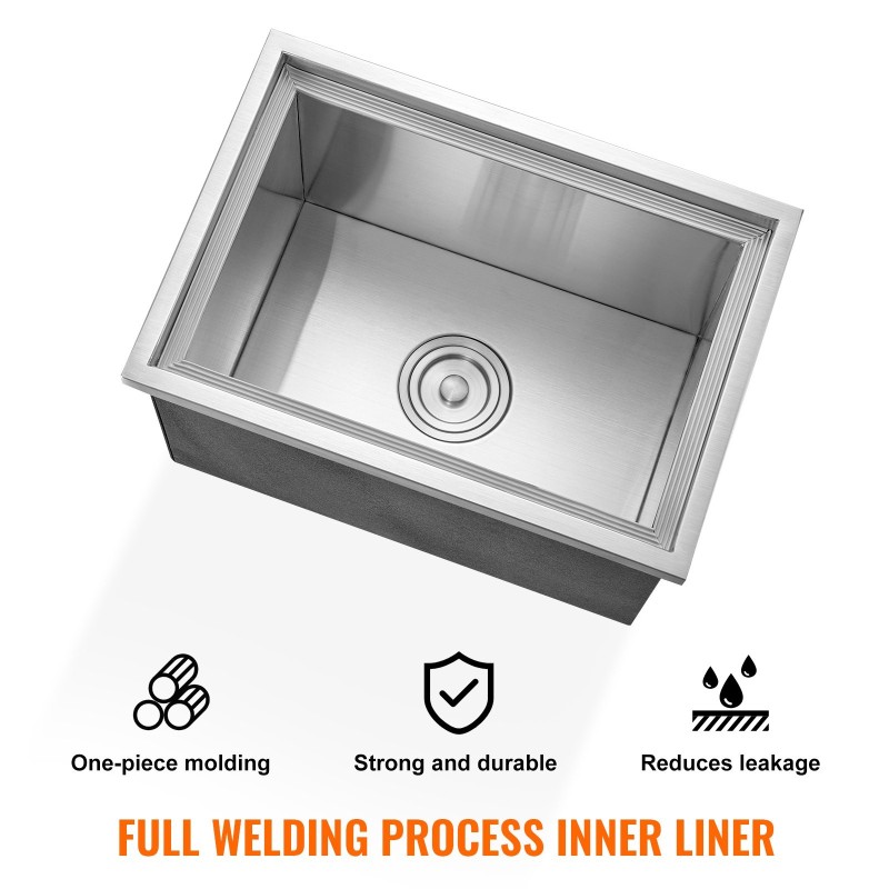 Upotettava jääastia ruostumatonta terästä 37,9 l 20 mm PU-vaahtoeriste viemäriputkella ja tulppalla