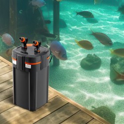 Ulkosuodatin akvaariolle 454 L 15W pumppu 9W UV-lamppu hiljainen