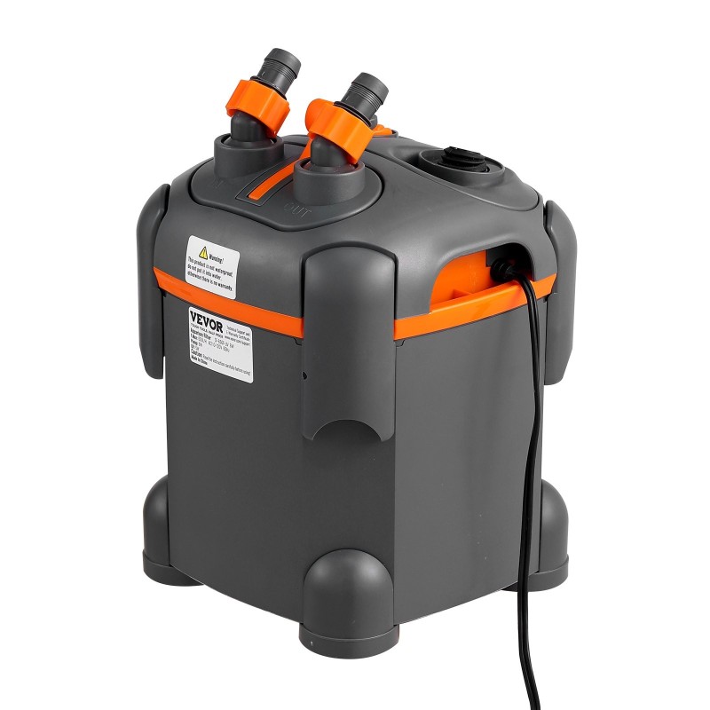 Ulkoinen akvaarionsuodatin ABS-muovi 113,6 l 8W 5W UV-lamppu