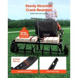 Vedettävä rautainen piikkiauraaja 1016 mm leveys 6 sarjaa 4 piikkiä