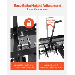 Vedettävä rautainen piikkiauraaja 1016 mm leveys 6 sarjaa 4 piikkiä