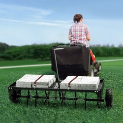 Vedettävä rautainen reikäilmastin 48 tuuman työleveys yleismallisella vetokytkimellä