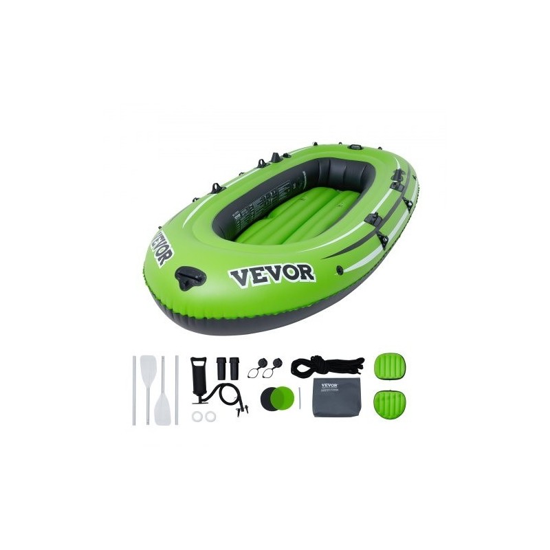 Ilmatäytteinen PVC-vene neljälle 499 kg kantavuus alumiinimelat