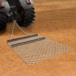 Ketjuäes Q235-terästä 1520×1240 mm nurmikon ja sorateiden tasoitukseen mönkijä ja pientraktoriyhteensopiva