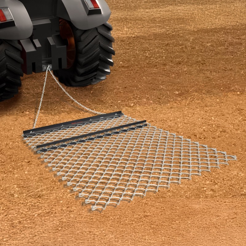 Ketjuäes Q235-terästä 1520×1240 mm nurmikon ja sorateiden tasoitukseen mönkijä ja pientraktoriyhteensopiva