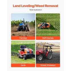 Ketjukultivaattori Q235-teräs 1707 mm työleveys 80 piikkiä mönkijä ja traktori