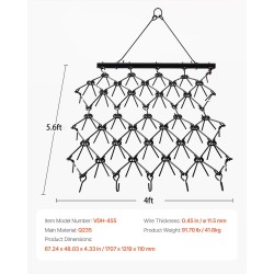 Ketjukultivaattori Q235-teräs 1707 mm työleveys 80 piikkiä mönkijä ja traktori