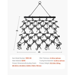 Ketjuäes Q235-teräs 88 tuuman työleveys 69 teräspiikkiä mönkijöille ja traktoreille