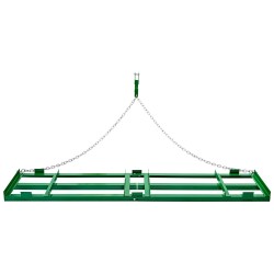 Vedettävä piikkiäes Q235-teräs 2435 mm pituus 1830 mm ketju mönkijä traktori ruohonleikkuri