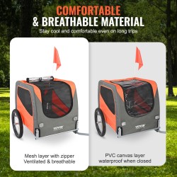 Polkupyörän lemmikkiperäkärry taittuva hiiliteräsrunko kolmenkymmenen kilon kantavuus pikalukitteiset pyörät yleismallinen