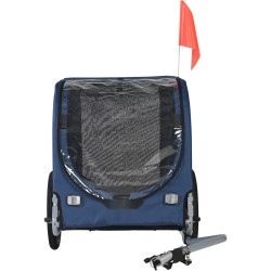 Lemmikkipyöräkärry hiiliteräsrunko 45 kg kantavuus taittuva yhteensopiva 22 28 tuuman pyöriin