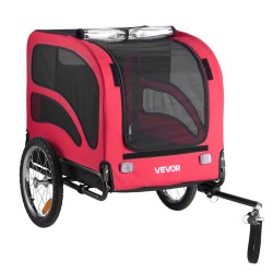 Koirapyöräkärry hiiliteräsrunko kestävä kangas taittuva runko maksimikantavuus neljäkymmentäviisi kiloa