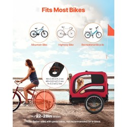 Koirapyöräkärry hiiliteräsrunko kestävä kangas taittuva runko maksimikantavuus neljäkymmentäviisi kiloa