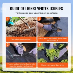 Maisemointikangas polypropeenia 1 m x 50 m 100 g/m² rikkaruohonsuoja