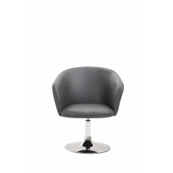 Moderni pyörivä nojatuoli keinonahalla - tyylikäs ja mukava