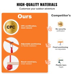 Ninja-rata lapsille ulkokäyttöön 2x15,24m säänkestävät slackline-liinat 12 estettä 226,8kg