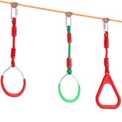 Ninja esterata ulkokäyttöön 2 x 19 8 m säänkestävät hihnat 12 estettä 226 8 kg