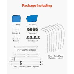 Bimini-katto 4 kaarta 600D polyesterikangas alumiinirunko vesitiivis aurinkosuojattu