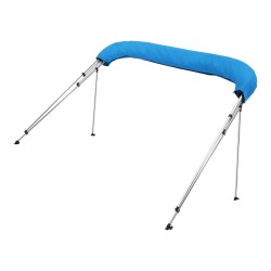 Bimini-katto 4 kaarta 600D polyesterikangas alumiinirunko vesitiivis aurinkosuojattu