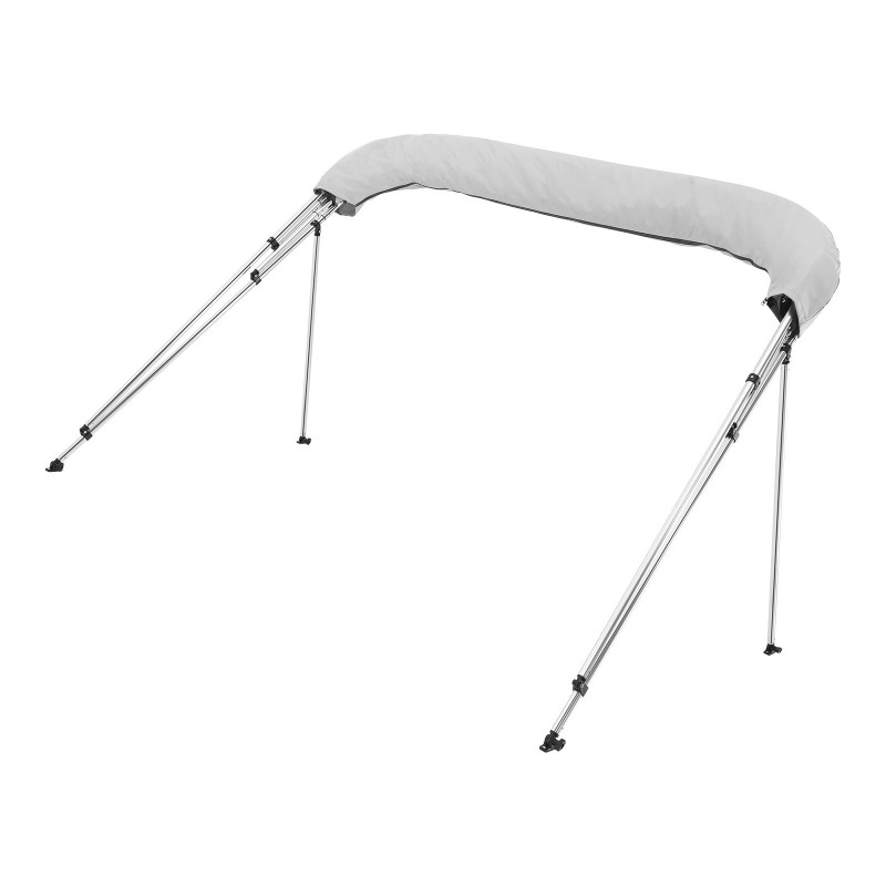 Veneen bimini-kuomu 4-kaarinen 600D polyesterikangas alumiiniseosrunko säilytyspussilla